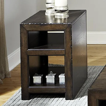 Rustic Casual Chairside Table